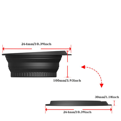 Silicone Foldable Face Ice Bath Bowl